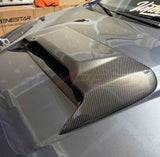 Rexpeed V2 Carbon Fiber Hood Scoop Full Replacement for 2022+ Subaru WRX VB