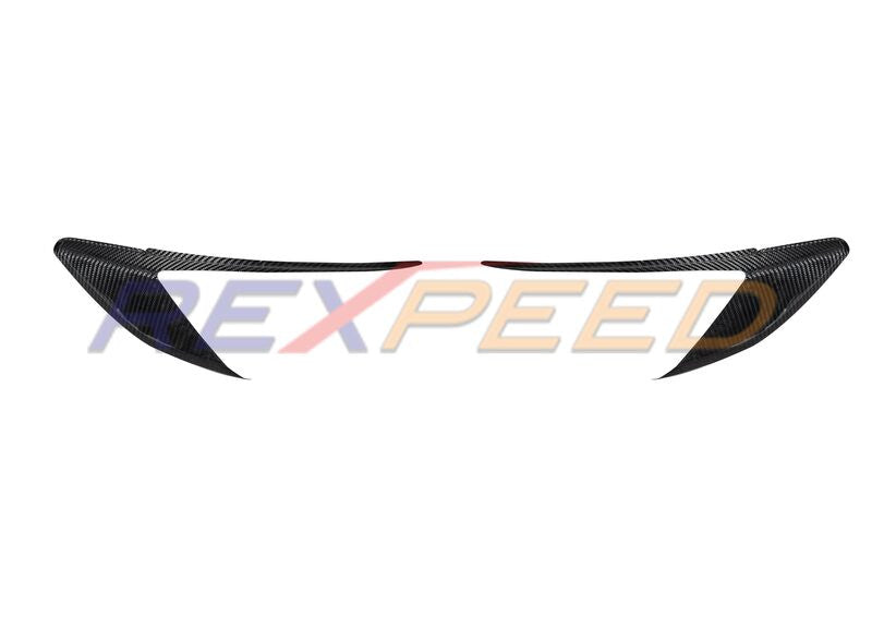 Rexpeed Dry Carbon Headlight Eyelid - Full wrapped without signals for 2022+ Subaru WRX VB