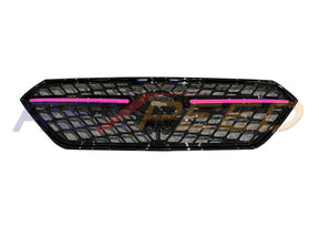 Rexpeed ABS Front Grille with painted STI-pink stripe for 2022+ Subaru WRX VB