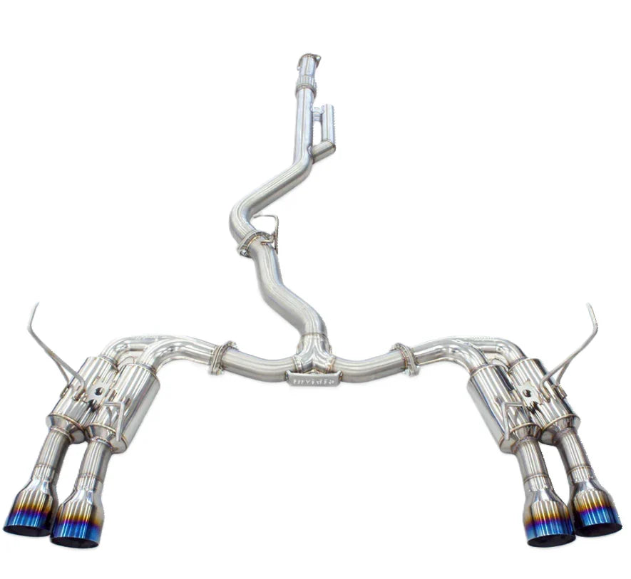 Invidia Gemini R400 Quad-Tip Cat-Back Exhaust - 2022+ Subaru WRX
