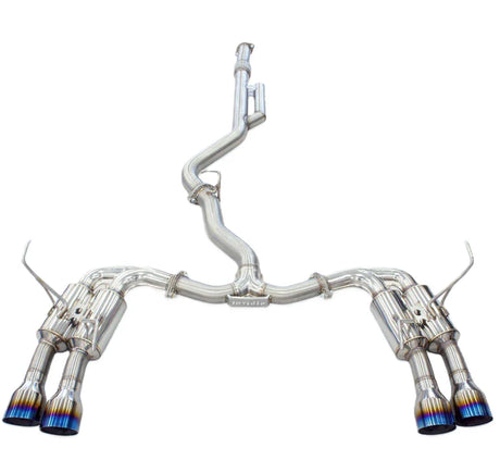 Invidia Gemini R400 Quad-Tip Cat-Back Exhaust - 2022+ Subaru WRX