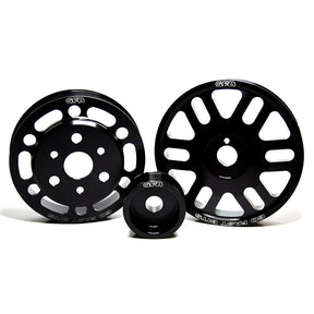 Go Fast Bits 3-Piece Lightweight Pulley Kit (Crank, Alternator, Water Pump) - 2013-2020 Subaru BRZ