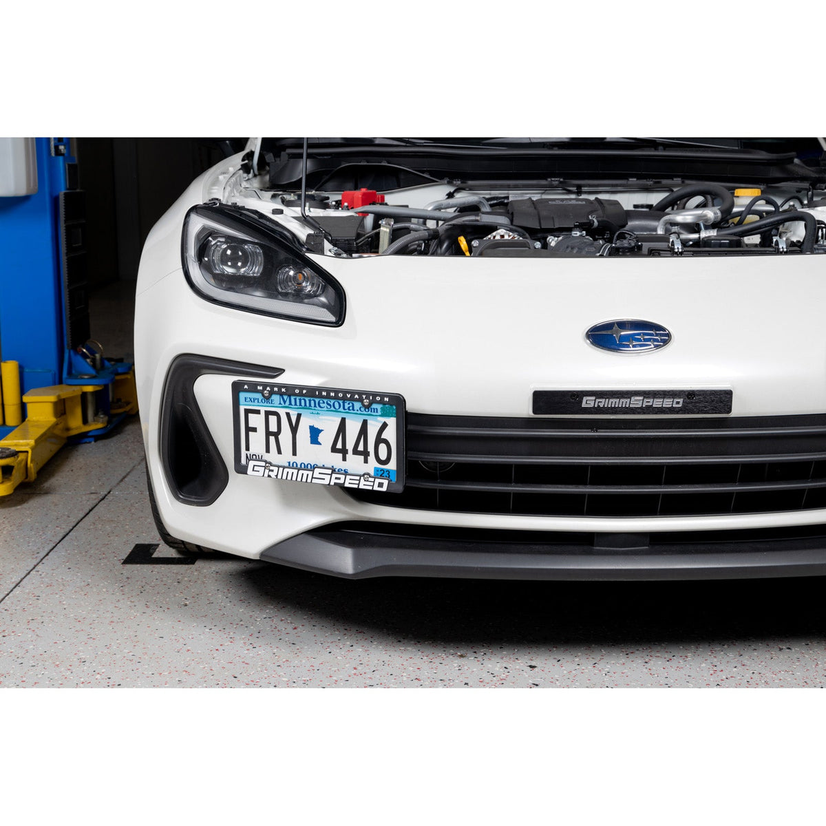 GrimmSpeed License Plate Relocation Kit - 2018-2024 Subaru WRX / 2018-2021 STI / 2013-2023 BRZ - product image 3