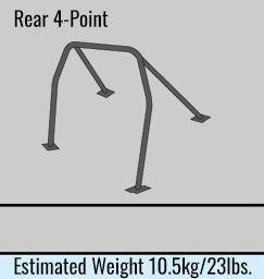 Cusco D1 Chromoly Roll Cage 4-Point 2-Passenger Dash-Escape - 2013-2021 Subaru BRZ