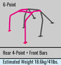 Cusco D1 Chromoly Roll Cage 6-Point 2-Passenger Dash-Through - 2008-2014 Subaru WRX / 2008-2014 STI