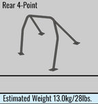 Cusco Safety 21 Steel Roll Cage 4-Point 2-Passenger - 2015-2021 Subaru WRX / 2015-2021 STI