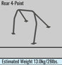 Cusco Safety 21 Steel Roll Cage 4-Point 2-Passenger - 2015-2021 Subaru WRX / 2015-2021 STI