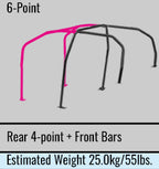 Cusco Safety 21 Steel Roll Cage 6-Point 4-Passenger Dash-Through - 2015-2021 Subaru WRX / 2015-2021 STI