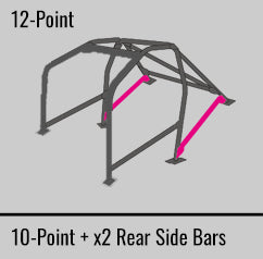 Cusco Safety 21 Steel Roll Cage 12-Point 2-Passenger Dash-Through - 2008-2014 Subaru WRX / 2008-2014 STI