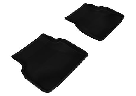 3D MAXpider Kagu 2nd Row Floormats - Black - 2002-2007 Subaru Impreza