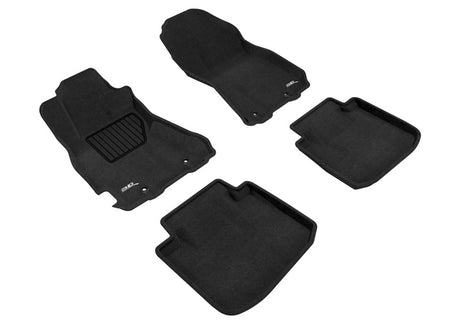 3D MAXpider Elegant 1st 2nd Row - Floor Mat Set (Black) - 2015-2019 Subaru Outback