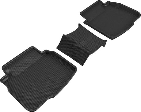 3D MAXpider Custom Fit Kagu Floor Mat For - 2nd Row (Black) - 2020-2022 Subaru Outback