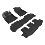 3D MAXpider Kagu Black Bench Seats R1 R2 R3 - 2019-2024 Subaru Ascent