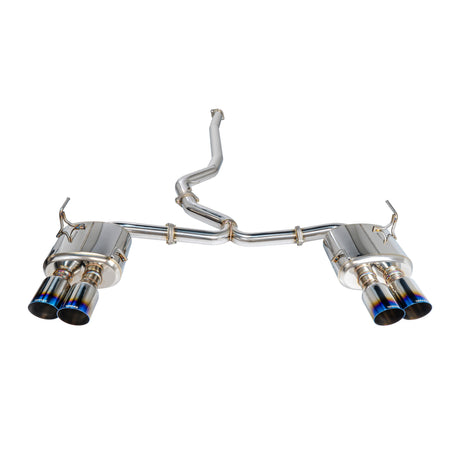 Remark Sports Touring Exhaust 4in Catback Non-Resonated Midpipe - 2015-2021 Subaru WRX / 2015-2021 STI