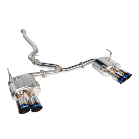 Remark Sports Touring Exhaust 4in Catback Non-Resonated Midpipe - 2015-2021 Subaru WRX / 2015-2021 STI