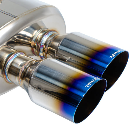 Remark Sports Touring Exhaust 4in Catback Resonated Midpipe - 2015-2021 Subaru WRX / 2015-2021 STI