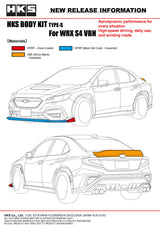 HKS Type-S Front Spoiler - 2022-2025 Subaru WRX