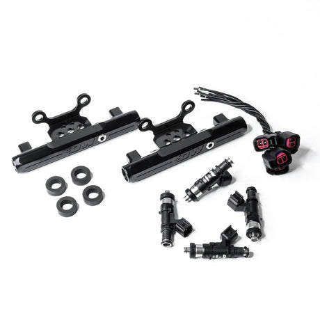 DeatschWerks Side Feed to Top Feed Fuel Rail Conversion Kit with 1000cc Injectors - 2004-2006 Subaru STI