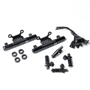 DeatschWerks Side Feed to Top Feed Fuel Rail Conversion Kit with 1200cc Injectors - 2004-2006 Subaru STI