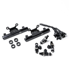 DeatschWerks Side Feed to Top Feed Fuel Rail Conversion Kit with 1500cc Injectors - 2004-2006 Subaru STI
