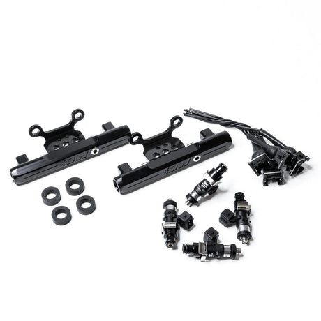 DeatschWerks Side Feed to Top Feed Fuel Rail Conversion Kit with 1500cc Injectors - 2004-2006 Subaru STI