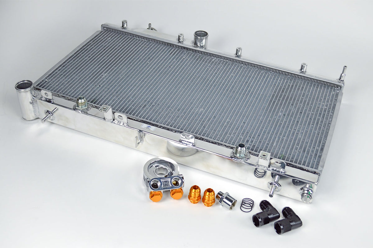 CSF All-Aluminum Radiator with Built-In Oil Cooler - 2008-2014 Subaru WRX / 2008-2014 STI