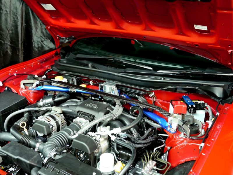 Cusco Type ALC OS Front Strut Bar with Brake Master Cylinder Stopper (LHD) - 2013-2026 Subaru BRZ