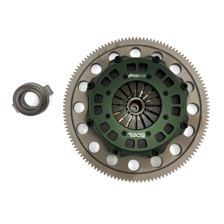 BLOX Racing Twin Disc Clutch 7.25in Sprung by Edel EJ255 - 2006-2014 Subaru WRX