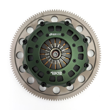 BLOX Racing Twin Disc Clutch 7.25in Sprung by Edel EJ255 - 2006-2014 Subaru WRX