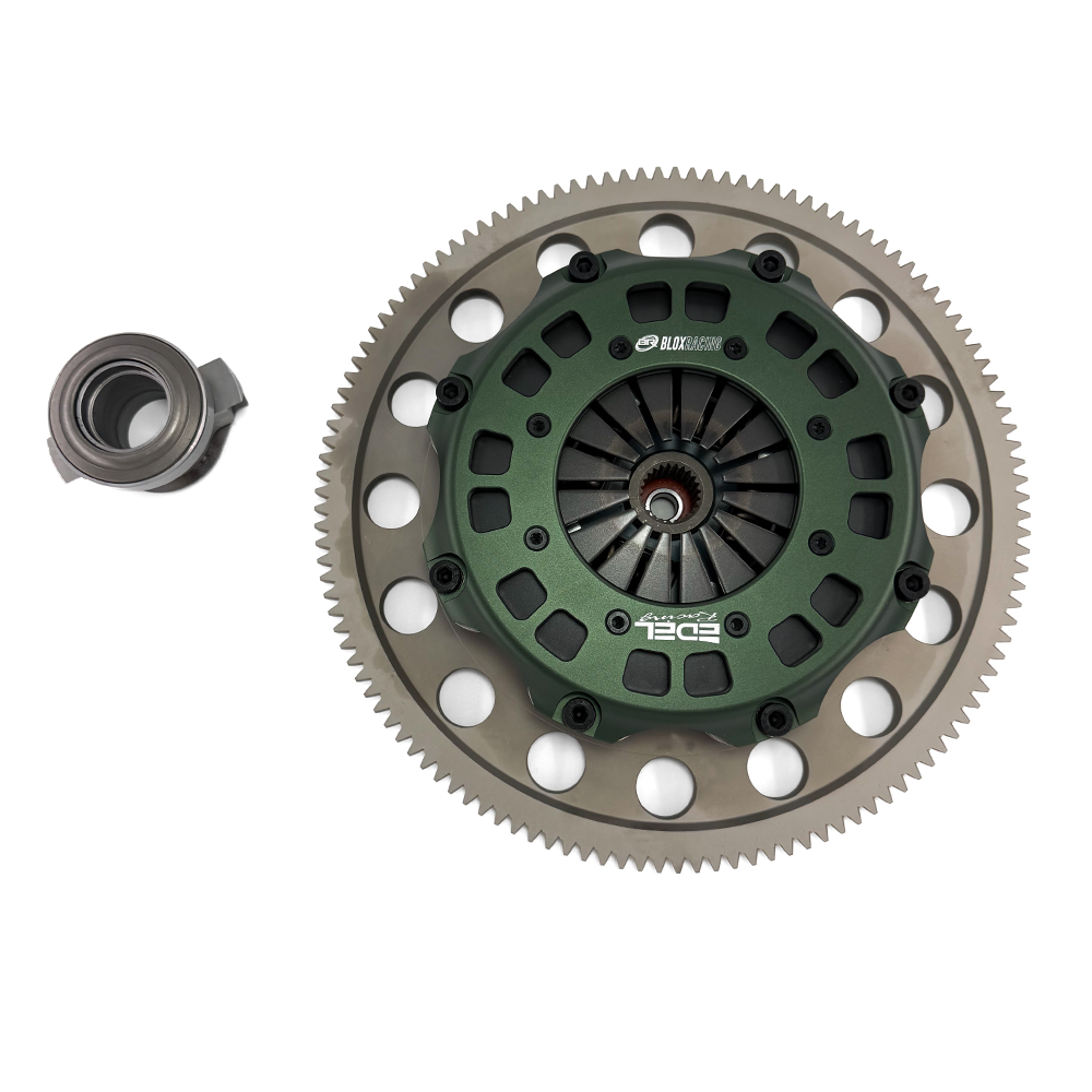 BLOX Racing Twin Disc Clutch 7.25in Sprung by Edel EJ257 - 2004-2021 Subaru STI