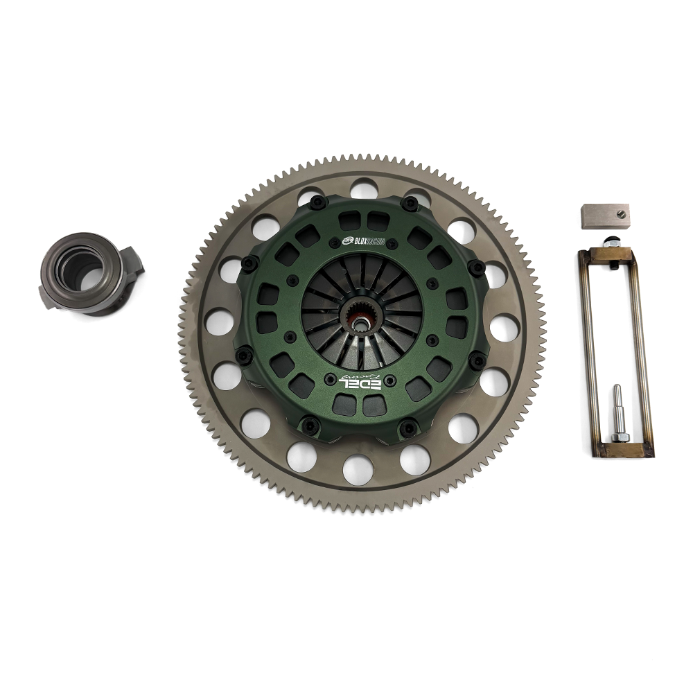 BLOX Racing Twin Disc Clutch 7.25in Sprung by Edel EJ257 - 2004-2021 Subaru STI