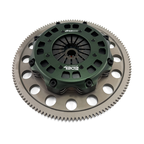 BLOX Racing Twin Disc Clutch 7.25in Sprung by Edel EJ257 - 2004-2021 Subaru STI