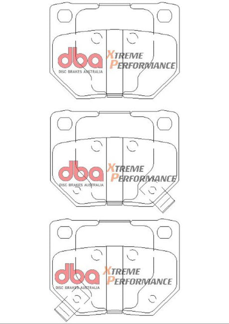 DBA XP650 Rear Brake Pads - 2006-2007 Subaru WRX