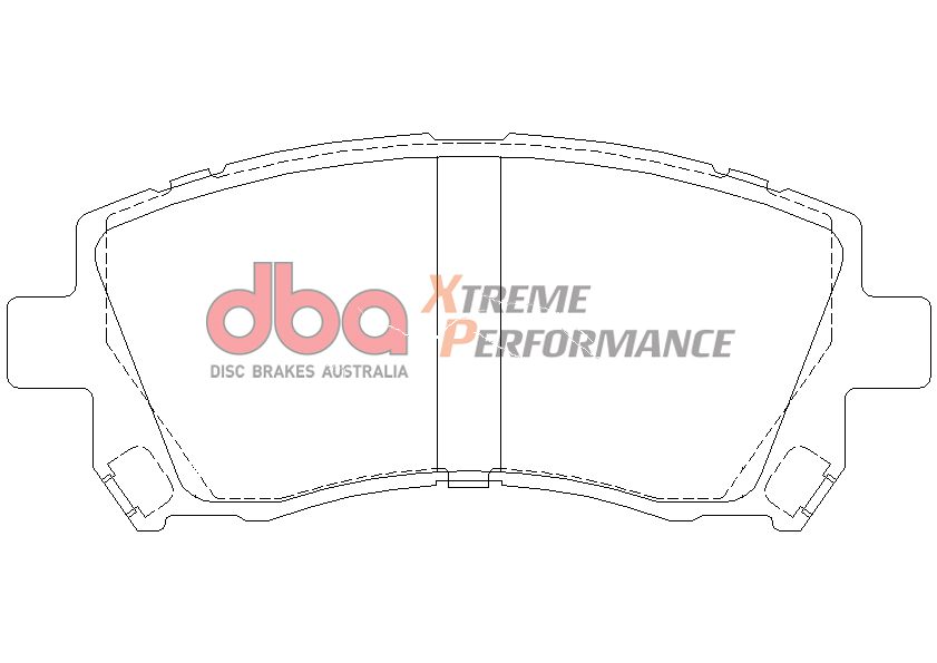 DBA XP650 Front Brake Pads - 2002-2003 Subaru WRX