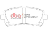 DBA XP650 Front Brake Pads - 2002-2003 Subaru WRX