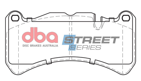DBA Front Street Series Brake Pads - 2015-2021 Subaru STI