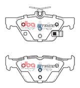 DBA Street Series Rear Brake Pads - 2016-2019 Subaru WRX