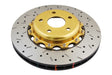 DBA 5000 Series XS Gold Front Brake Rotor - 2002-2005 Subaru WRX