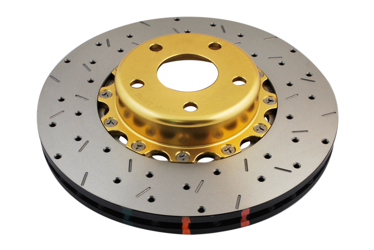 DBA 5000 Series XS Gold Front Brake Rotor - 2002-2014 Subaru WRX / 2013+ Subaru BRZ