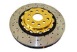 DBA 5000 Series XS Gold Front Brake Rotor - 2004-2017 Subaru STI
