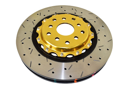 DBA 5000 Series XS Gold Front Brake Rotor - 2004-2017 Subaru STI