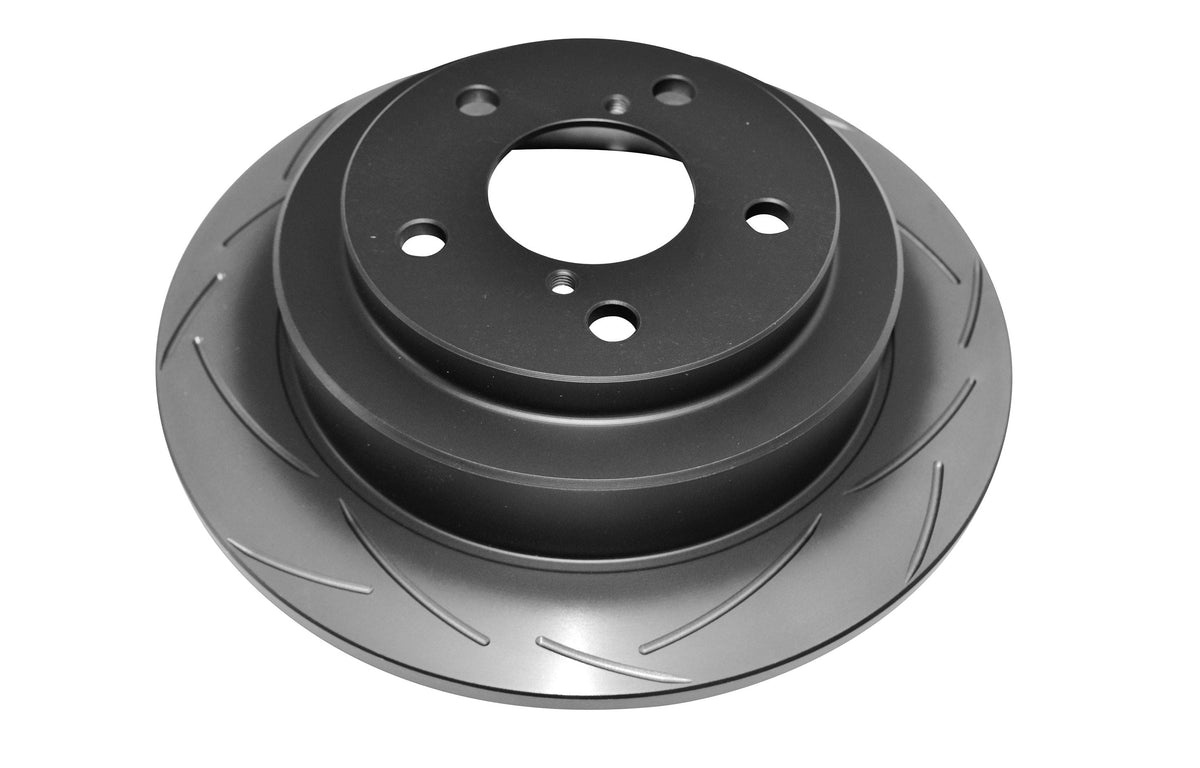DBA T2 Street Series Rear Brake Rotor - 2002-2005 Subaru WRX