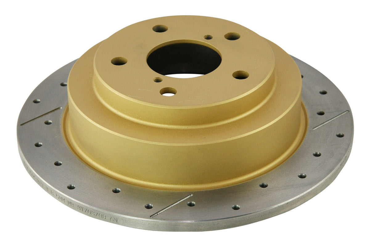 DBA Street Series X Rear Brake Rotor - 2002-2005 Subaru WRX