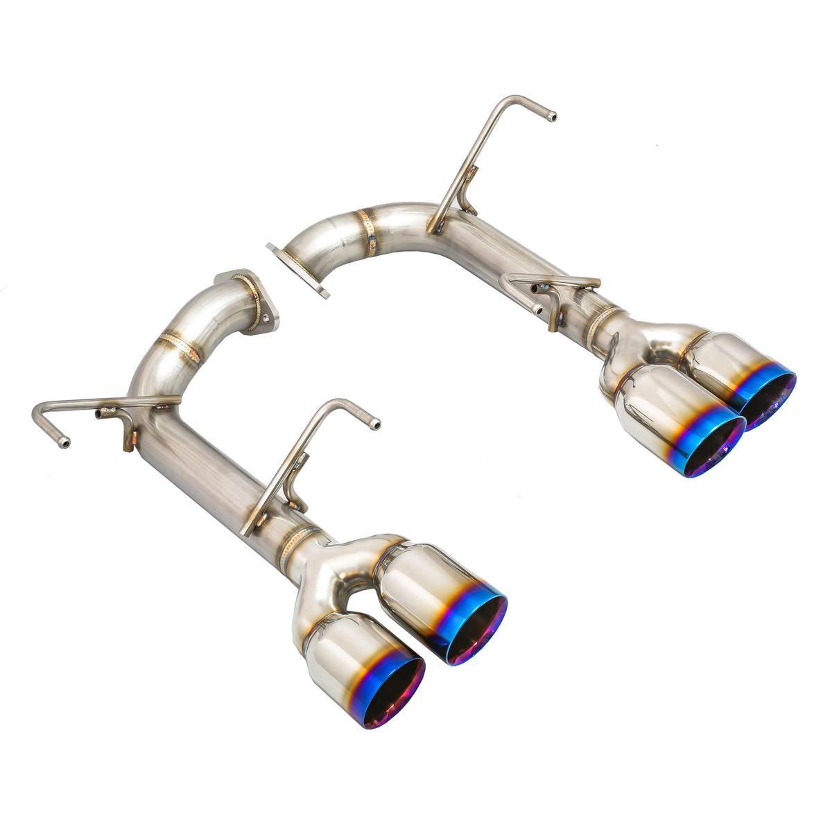 Remark Axle-Back Exhaust 3.5in Single Wall Tips (Stainless Steel Finish) - 2015-2021 Subaru WRX / 2015-2021 STI