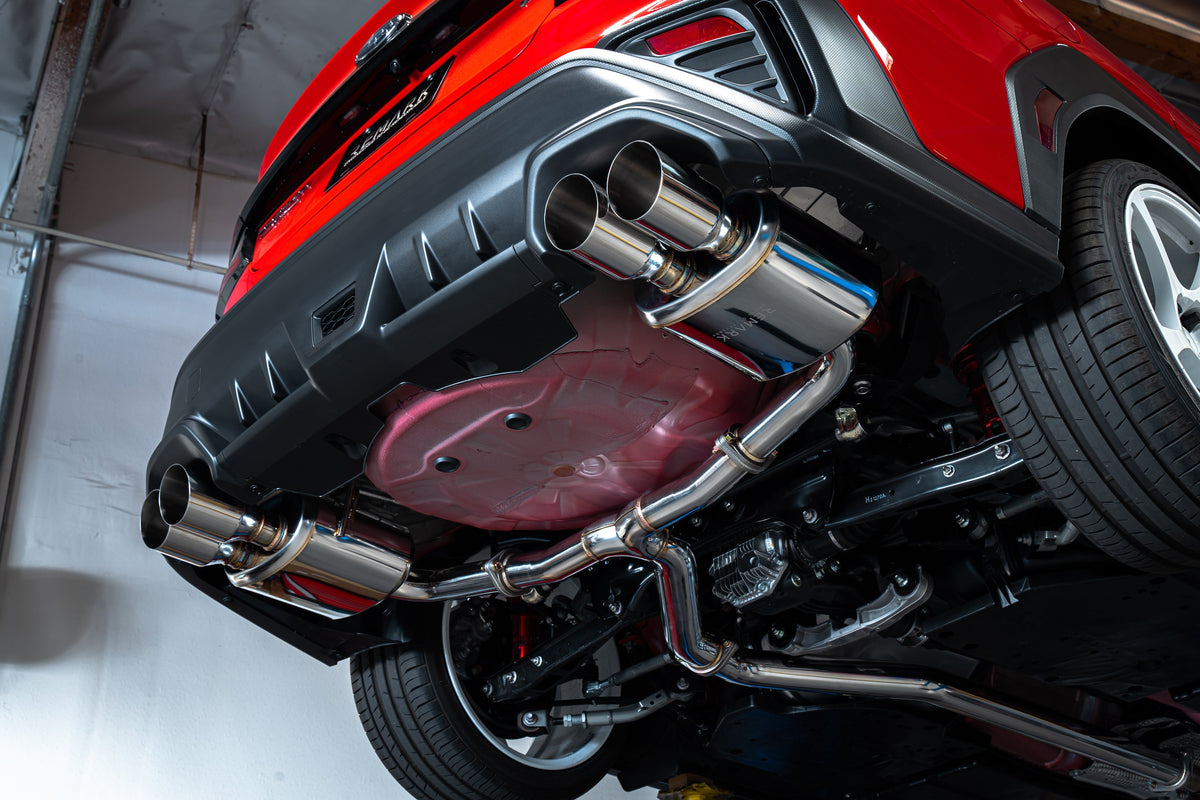 Remark Sports Touring Exhaust 4in Catback Non-Resonated Midpipe - 2022-2026 Subaru WRX