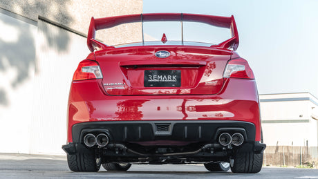 Remark Axle-Back Exhaust 4in Double Wall - 2015-2021 Subaru WRX / 2015-2021 STI
