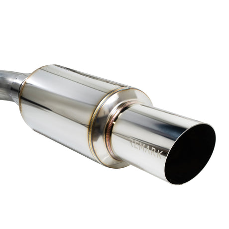 Remark R1-Spec Catback Exhaust Resonated Midpipe (Stainless Steel Finish) - 2015-2021 Subaru WRX / 2015-2021 STI