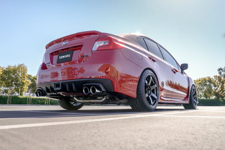 Remark Axle-Back Exhaust 3.5in Single Wall Tips (Stainless Steel Finish) - 2015-2021 Subaru WRX / 2015-2021 STI