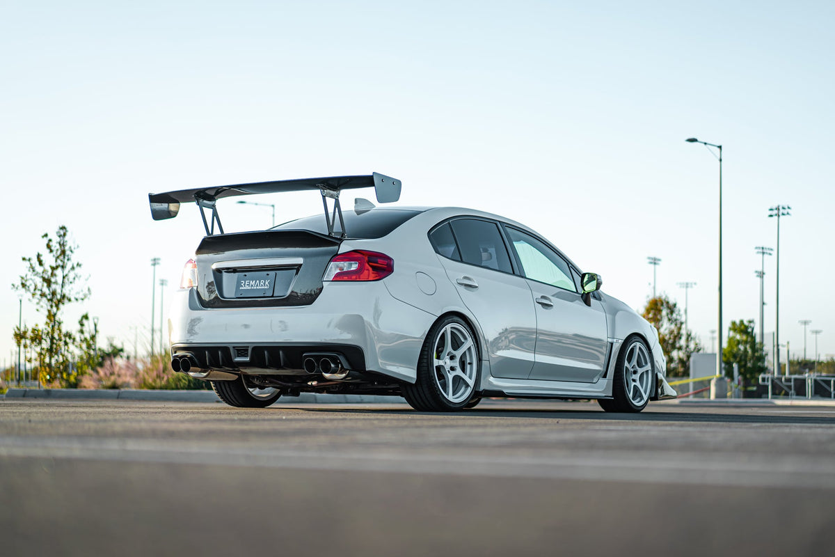 Remark Axle-Back Exhaust Muffler Version Double Wall Muffler - 2015-2021 Subaru WRX / 2015-2021 STI