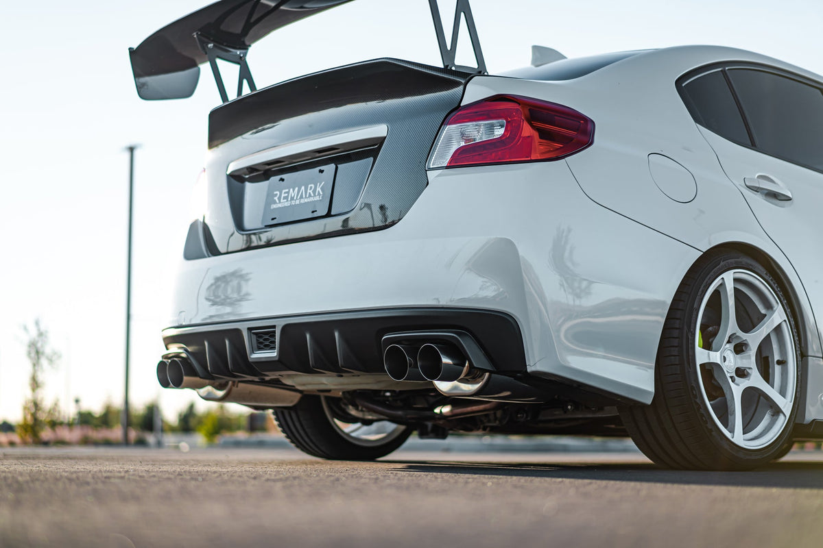 Remark Axle-Back Exhaust Muffler Version Double Wall Muffler - 2015-2021 Subaru WRX / 2015-2021 STI